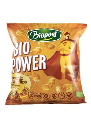 Brezglutenski koruzni flips z okusom pizza BIO