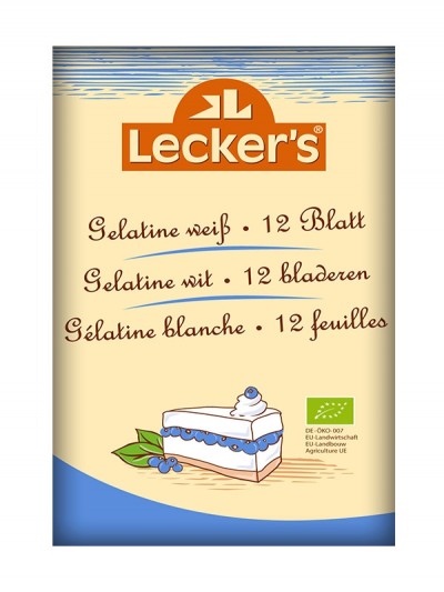 Želatina v lističih BIO