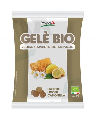 BIO ŽELE BONBONI - propolis, med, limona in kamilica 