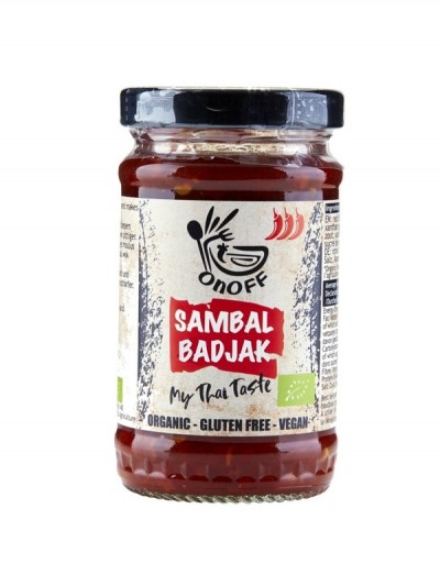 Čili omaka Sambal Badjak ONOFF BIO