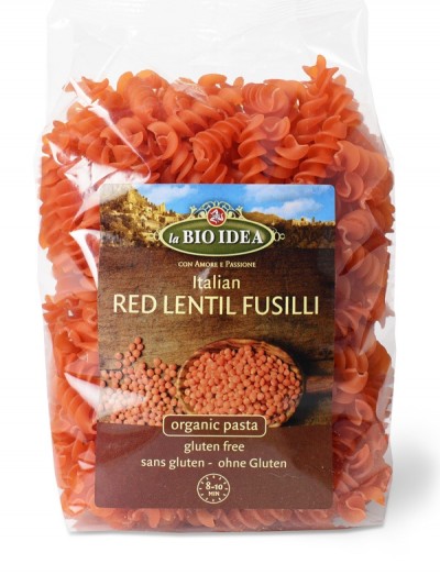 BIO Spirale iz rdeče leče BREZ GLUTENA