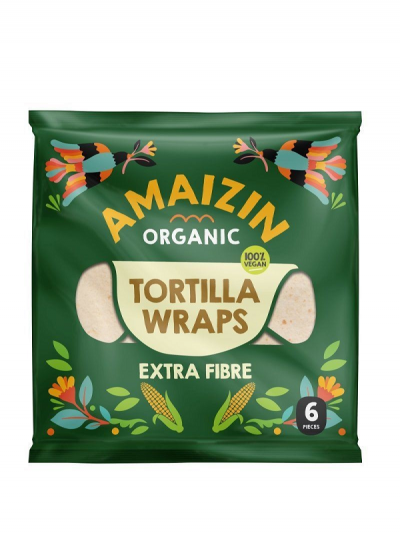 Tortilje z dodanimi vlakninami Amaizin BIO